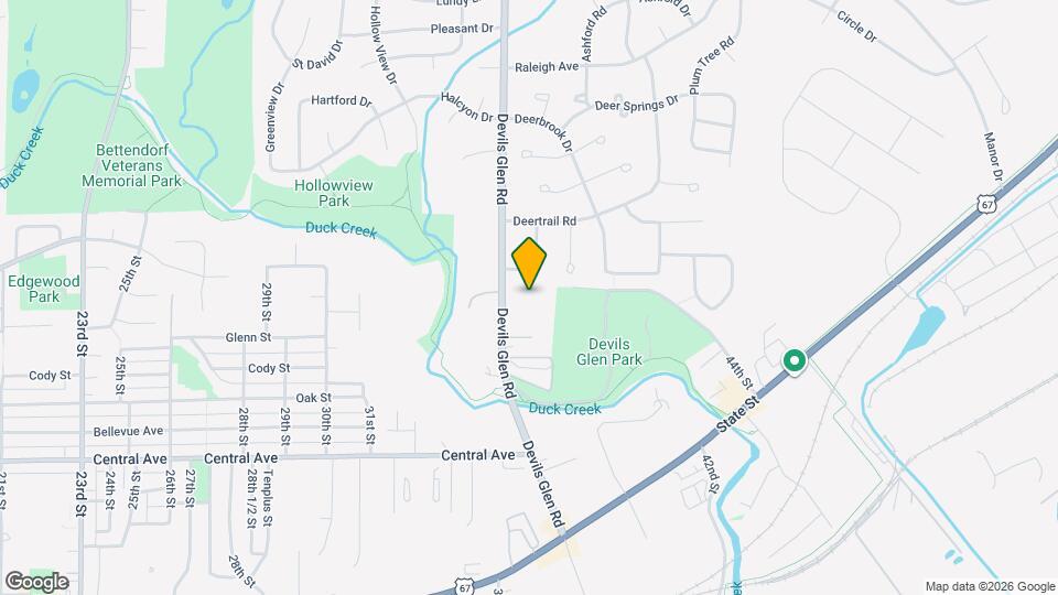 1311 Devils Glen Rd Mapa y Detalles de la Ubicación