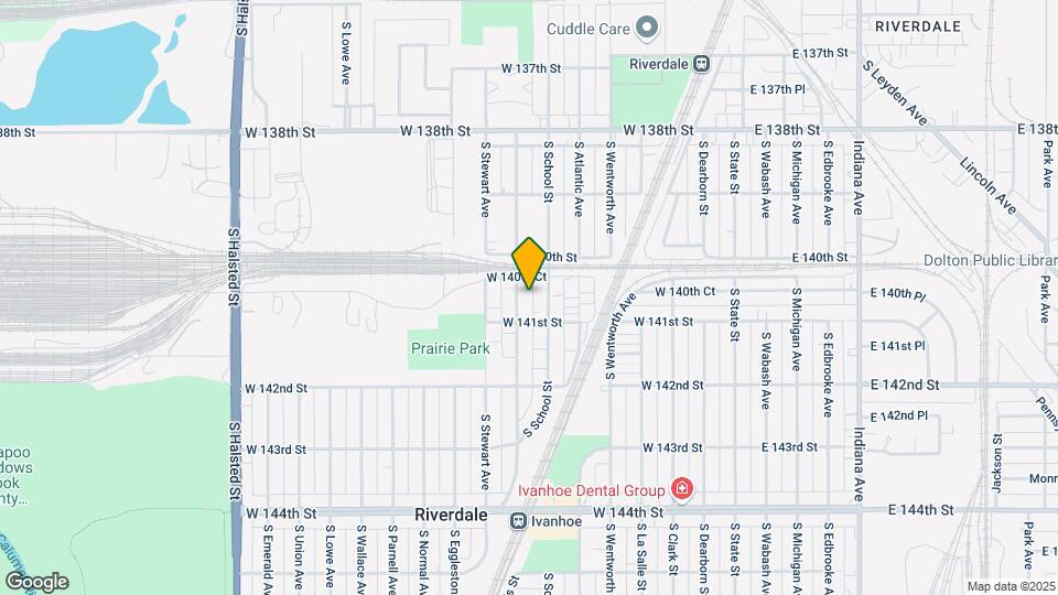 14021 S Tracy Ave Map and Location Details