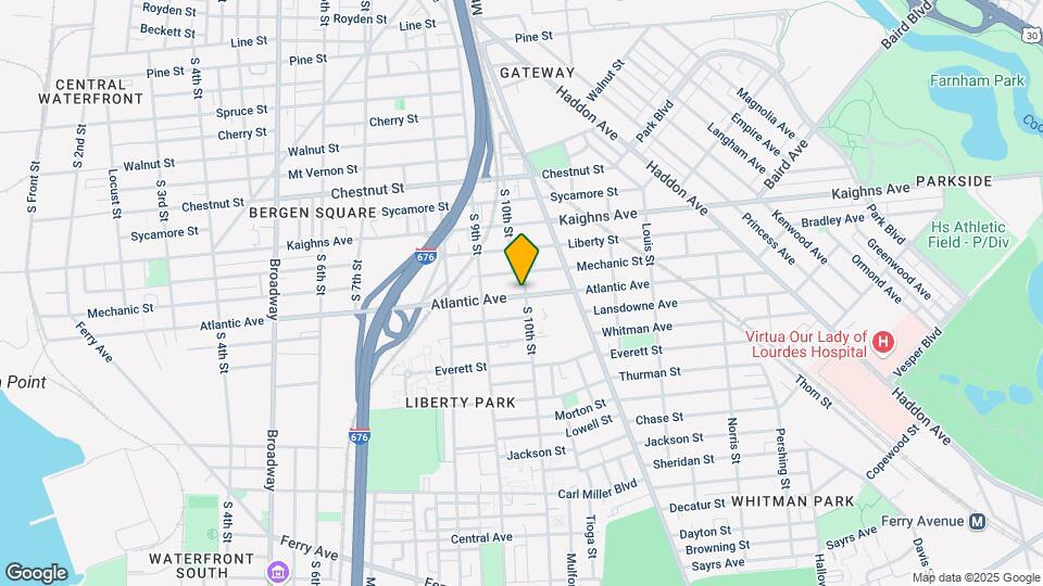 1423 S 10th St Map and Location Details