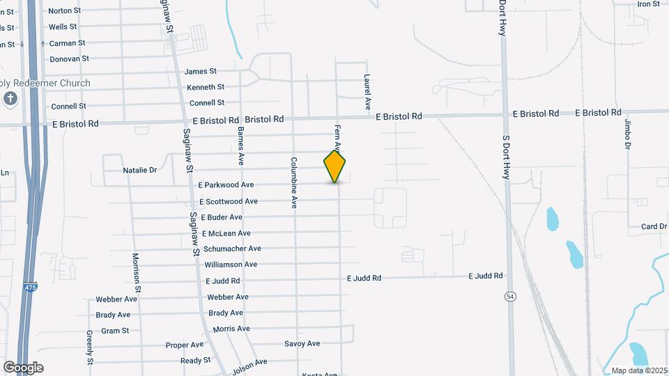 2244 E Parkwood Ave Map and Location Details