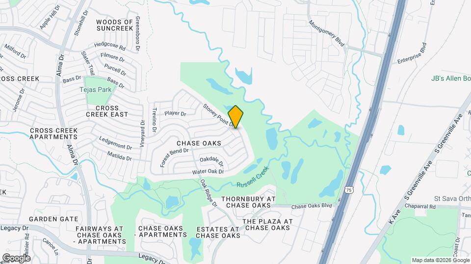 7405 Stoney Point Dr Map and Location Details