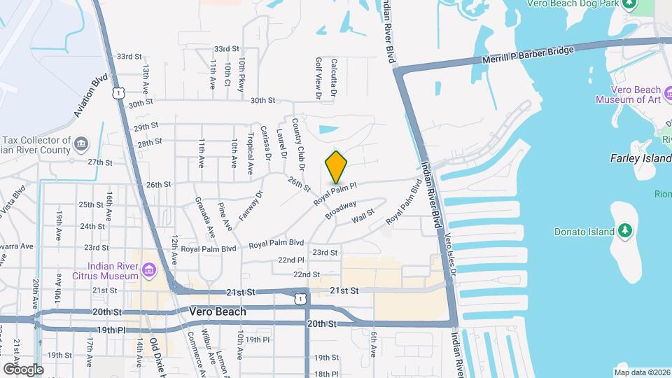 23 Royal Palm Pl, Unit B Map and Location Details
