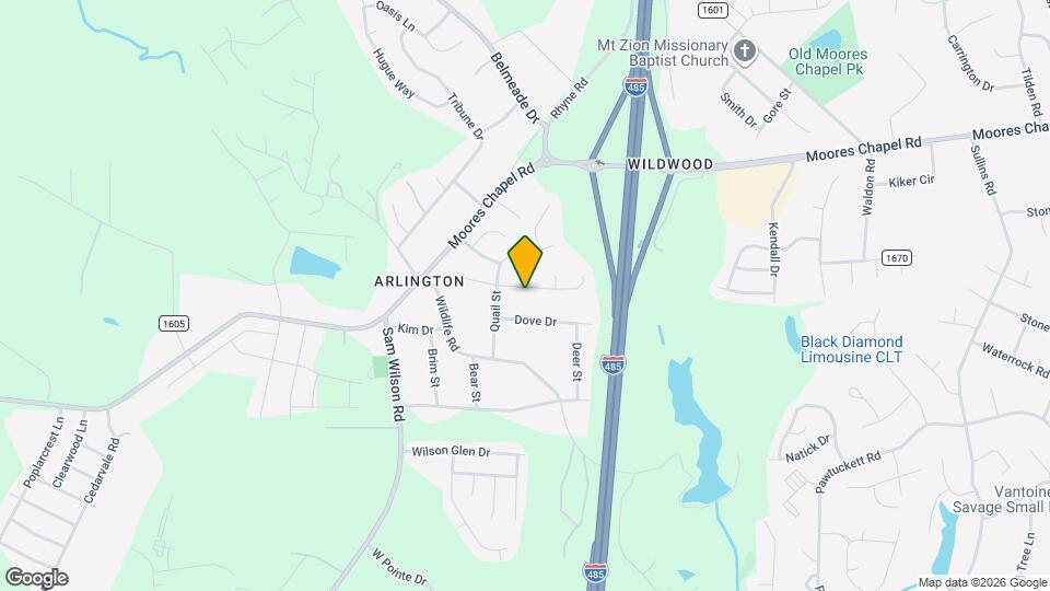 2020 Pheasant Glen Rd Map and Location Details