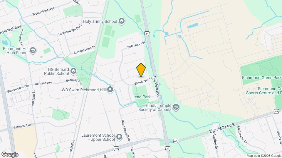 87 Woodriver St Map and Location Details