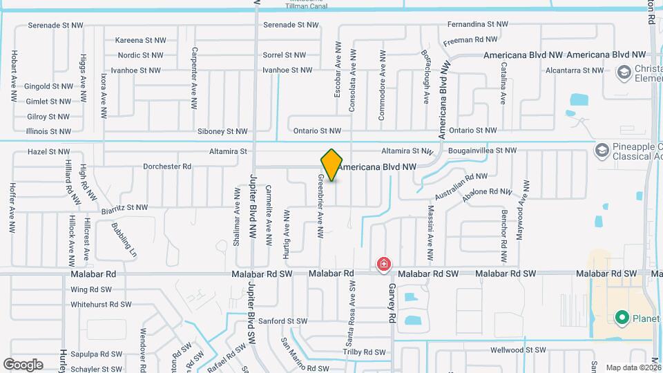 250 Catalonia Ave NW Map and Location Details