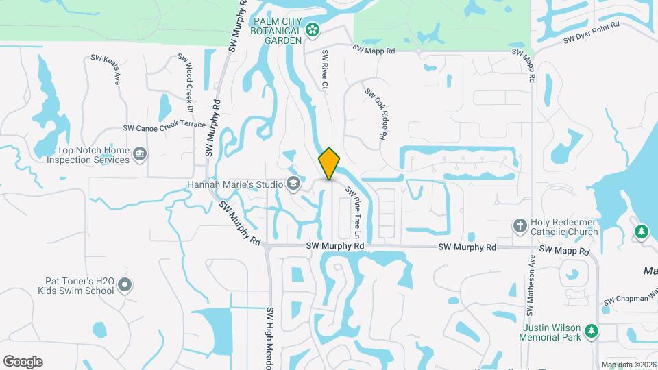 1232 SW Knollwood Dr Map and Location Details