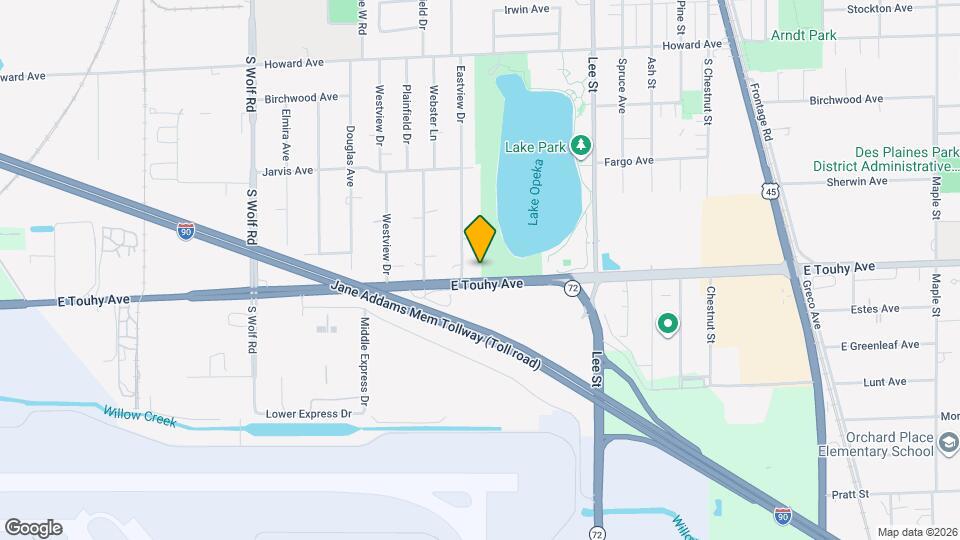 1000 E Touhy Ave Map and Location Details