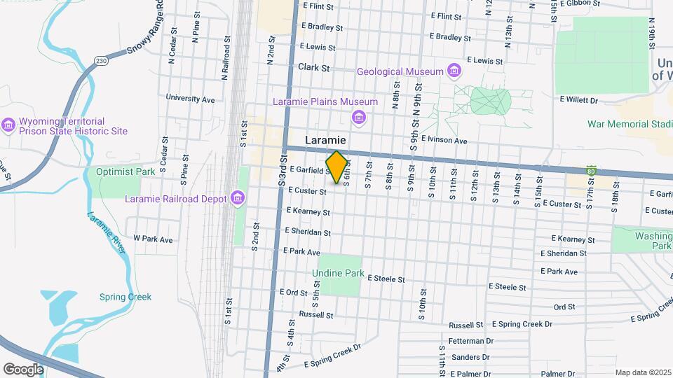511 E Custer St Map and Location Details
