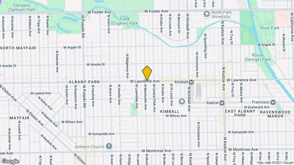 3617-3627 W Lawrence Ave Map and Location Details