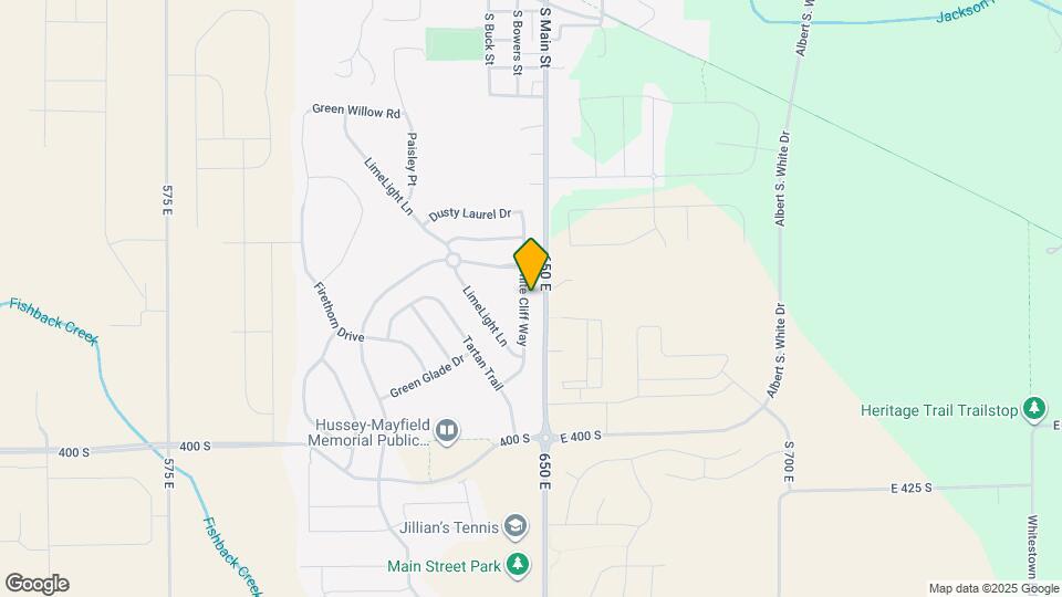 3711 White Cliff Way Map and Location Details