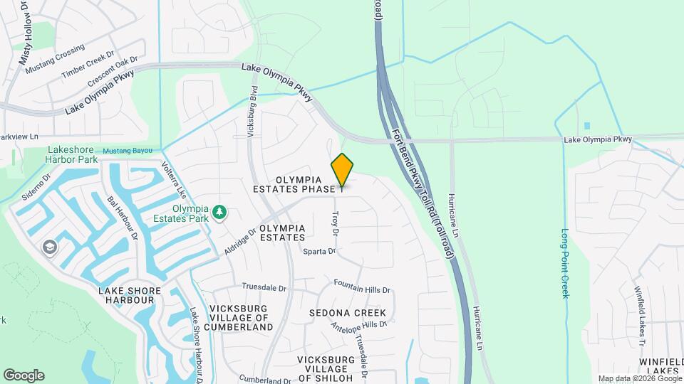 3210 Aldridge Dr Mapa y Detalles de la Ubicación