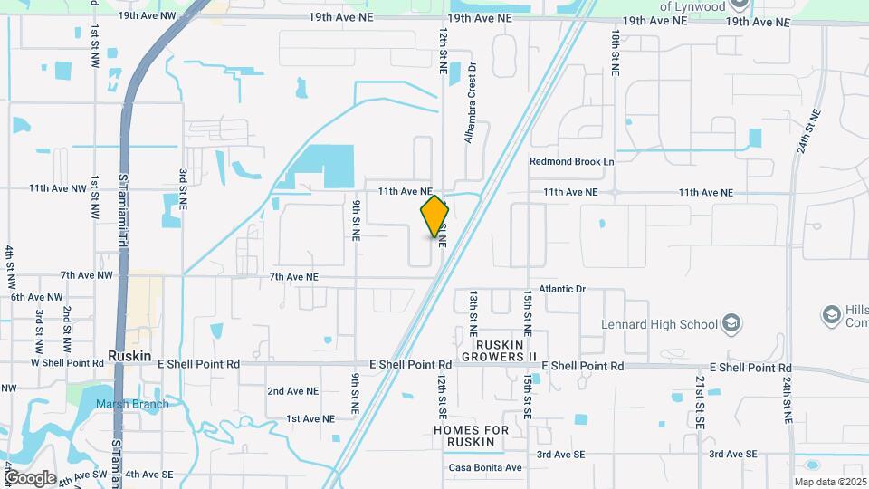 1019 Brenton Leaf Dr Mapa y Detalles de la Ubicación