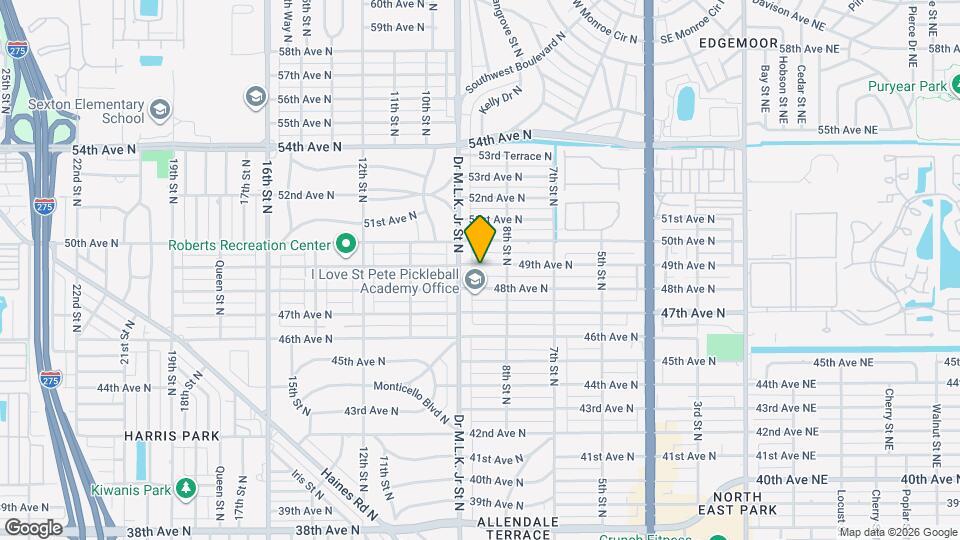 860 49th Ave N Map and Location Details