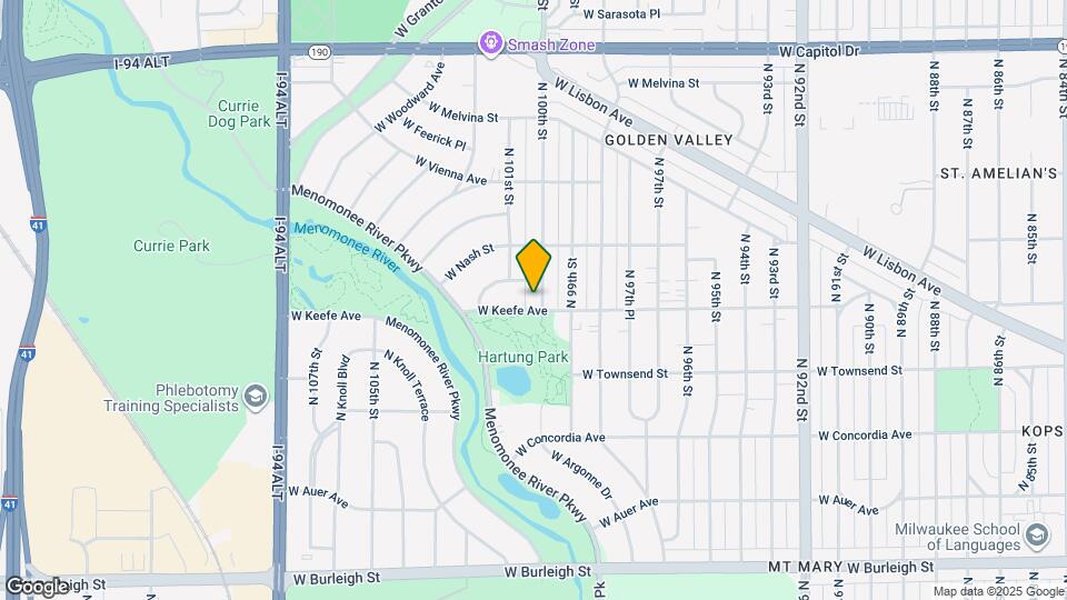 3507 N 100th St Map and Location Details