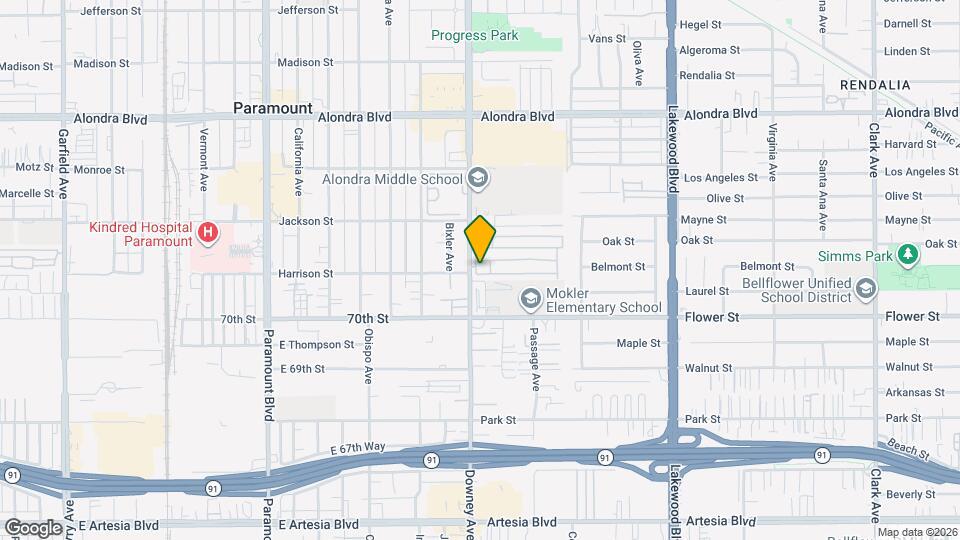 Americana Mobile Home Park Mapa y Detalles de la Ubicación