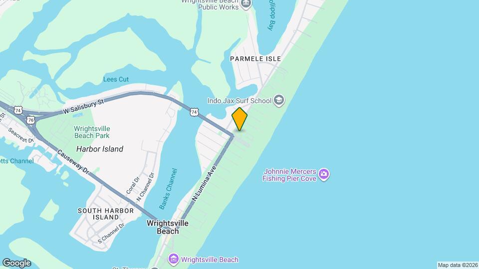 1102 N Lumina Ave Map and Location Details