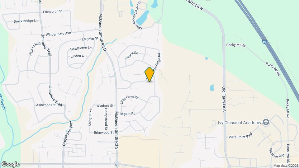 1930 Chancellor Ridge Rd Map and Location Details