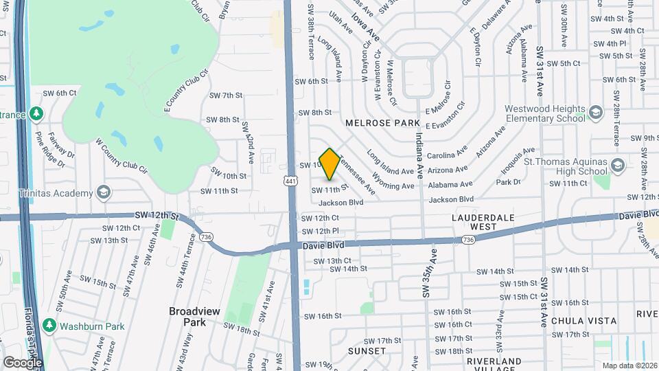 3831 SW 11th St Map and Location Details