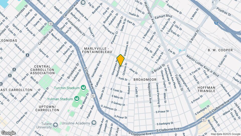 3723 Nashville Ave Map and Location Details
