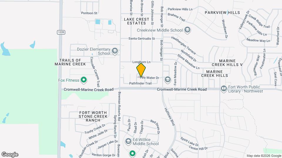 6109 Fire Water Dr Map and Location Details