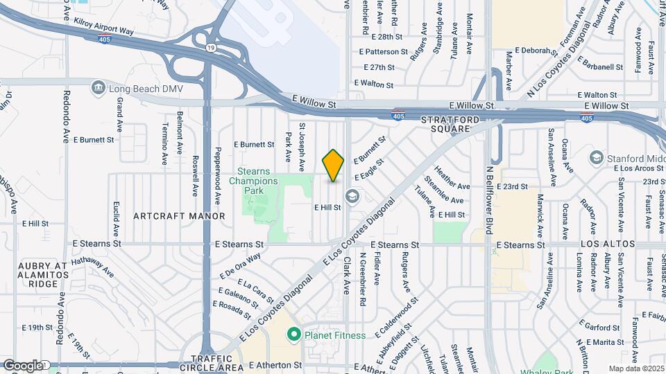 2268 Granada Ave-Unit -1 Map and Location Details