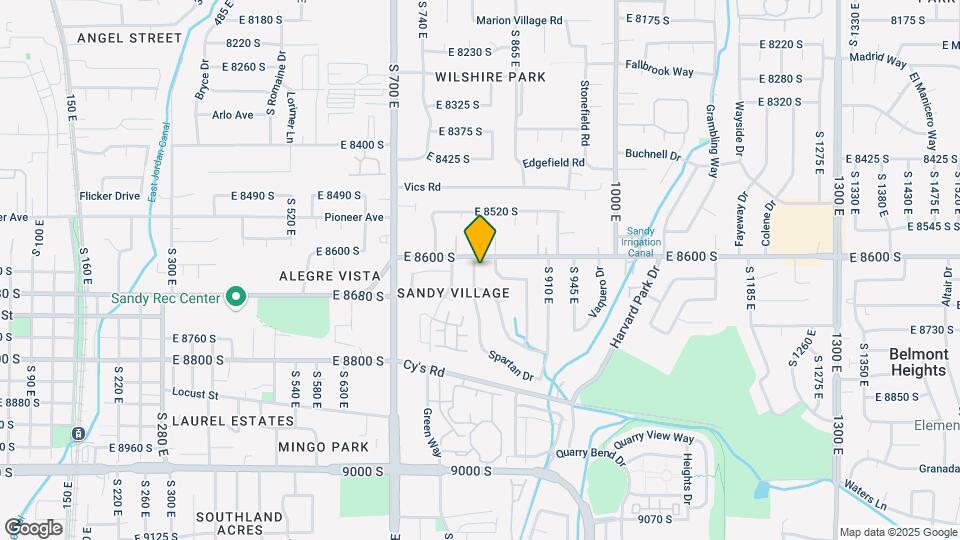 8625 S Spartan Dr Map and Location Details