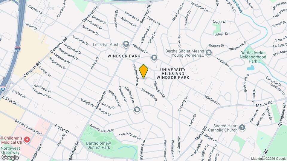 5802 Belmoor Dr Map and Location Details