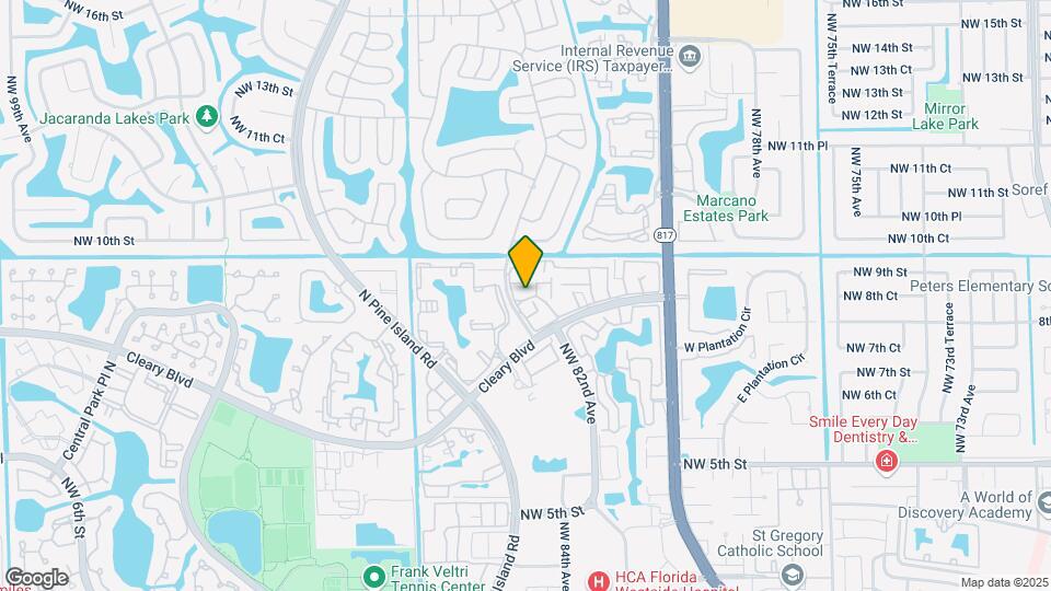 8253 NW 8th Pl Map and Location Details