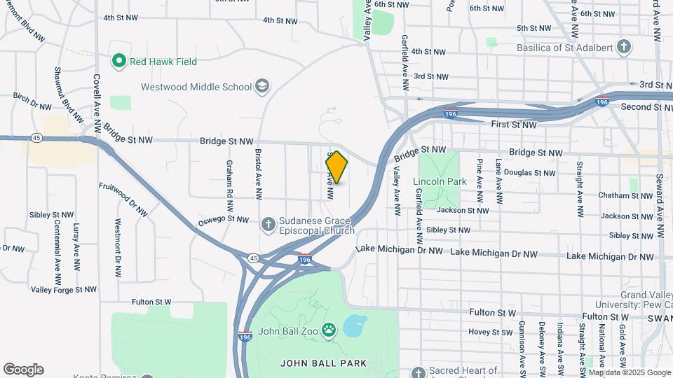 314 Scott Ave NW Map and Location Details