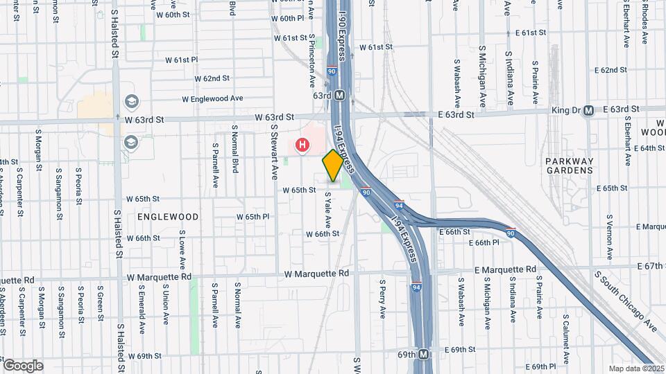 6447-6449 S Yale Ave Map and Location Details