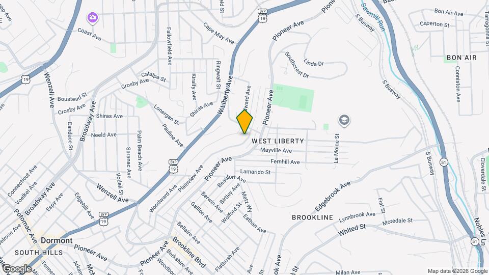 2022 Plainview Ave, Unit 2nd floor Map and Location Details