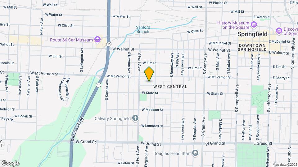 1121 W Harrison St Map and Location Details