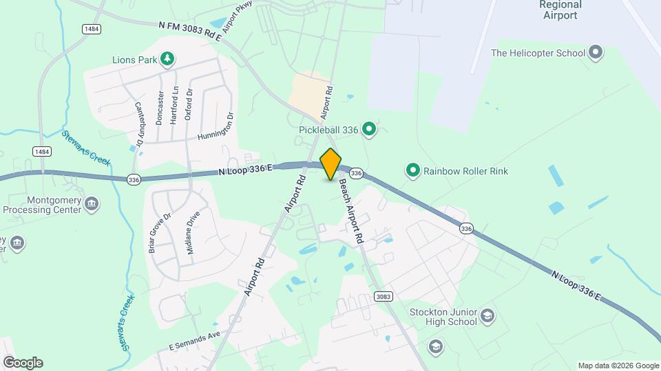 1449 Beach Airport Rd Map and Location Details