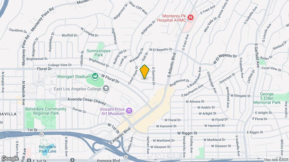 1041 Brightwood St Map and Location Details