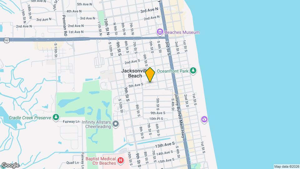 525 6th St S Map and Location Details