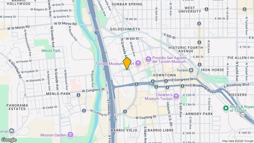 425 W Paseo Redondo Map and Location Details