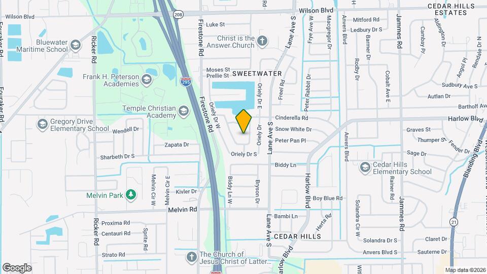 6968 Gribbin Ct Map and Location Details