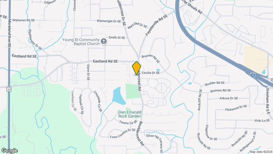 1437 Bouldercrest Rd Map and Location Details