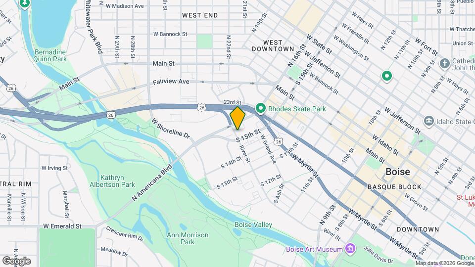 1514 W River St Mapa y Detalles de la Ubicación