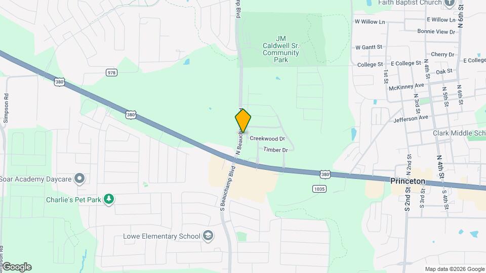 713 Cedar Cove Dr Map and Location Details