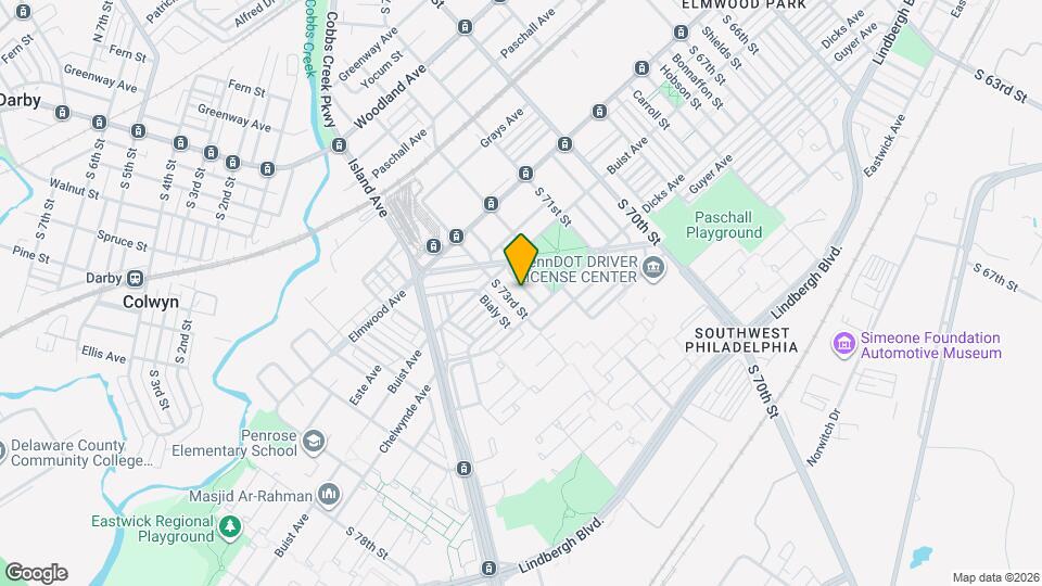 2636 S Lloyd St Map and Location Details