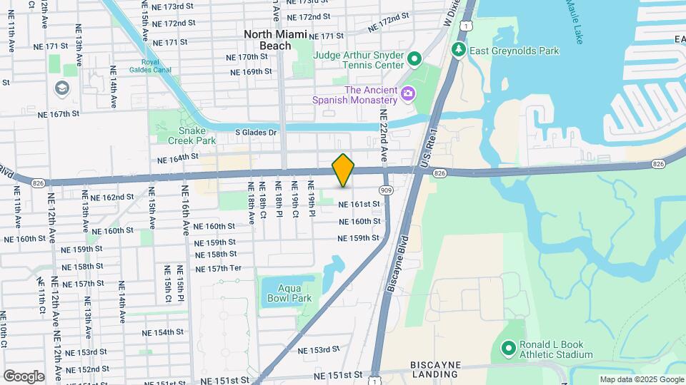 2070 NE 162nd St Map and Location Details