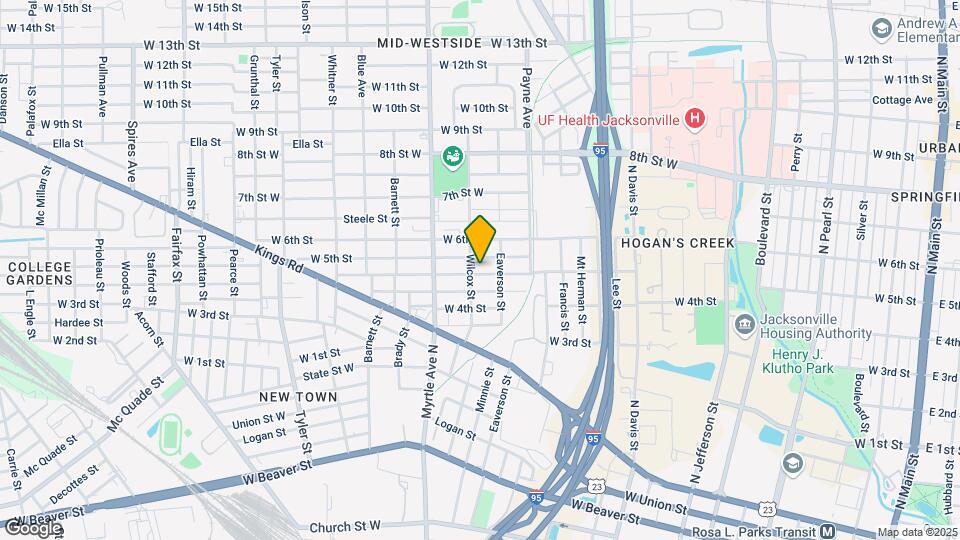 1215 Grothe St Map and Location Details