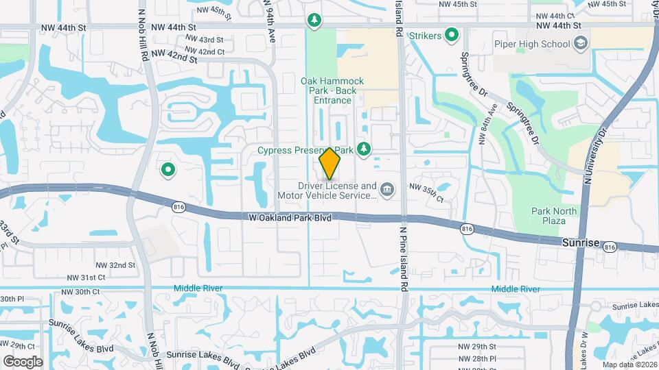 3590 NW 91st Ln Mapa y Detalles de la Ubicación