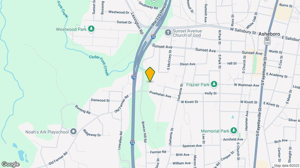 405 Farmer Rd Map and Location Details