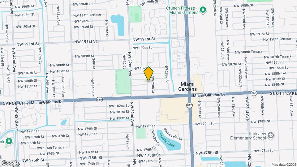 18501 NW 30th Ave Map and Location Details