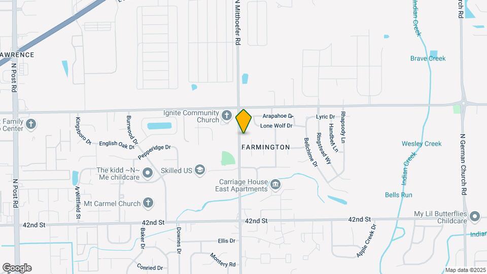 4465 N Mitthoefer Rd Map and Location Details
