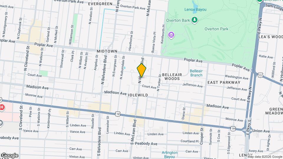 74 N McLean Blvd Map and Location Details
