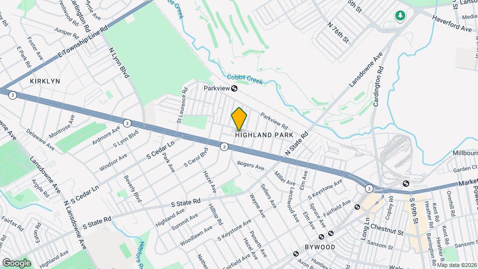 17 N Pennock Ave Map and Location Details