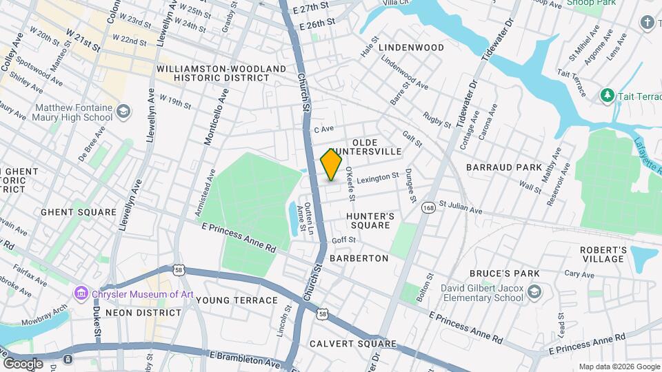 742 Lexington St Map and Location Details